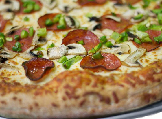 Close up of Pizza